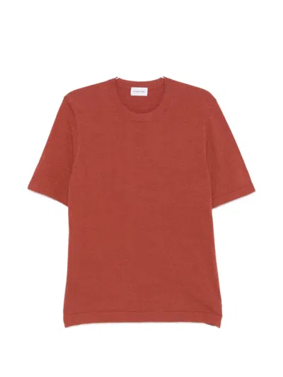 Scaglione Round-neck T-shirt In Red