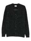 Scaglione Spongy Buttoned Cardigan In Black