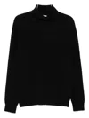 Scaglione Turtleneck Merino-blend Sweater In Black