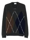 Scaglione V-neck Sweater In Multi