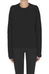 Scaglione Wide Boxy Pullover In Black