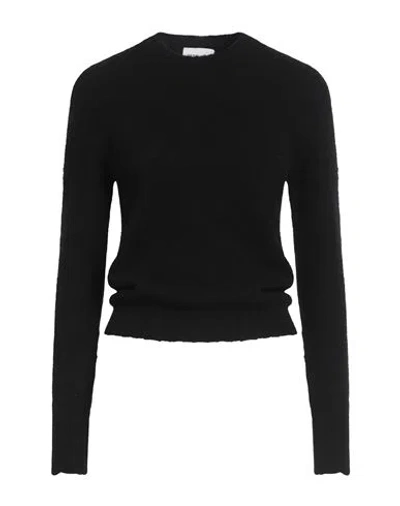 Scaglione Woman Sweater Black Size L Merino Wool, Cashmere, Polyamide