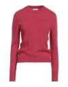 Scaglione Woman Sweater Fuchsia Size M Merino Wool, Cashmere, Polyamide