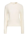 Scaglione Woman Sweater Ivory Size L Merino Wool, Cashmere, Polyamide