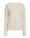 Scaglione Woman Sweater Ivory Size M Cashmere