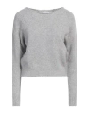 Scaglione Woman Sweater Light Grey Size Xs Merino Wool, Recycled Cashmere, Polyamide