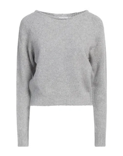Scaglione Woman Sweater Light Grey Size Xs Merino Wool, Recycled Cashmere, Polyamide