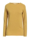 Scaglione Woman Sweater Mustard Size L Cashmere In Yellow