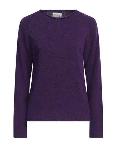 Scaglione Woman Sweater Purple Size M Cashmere