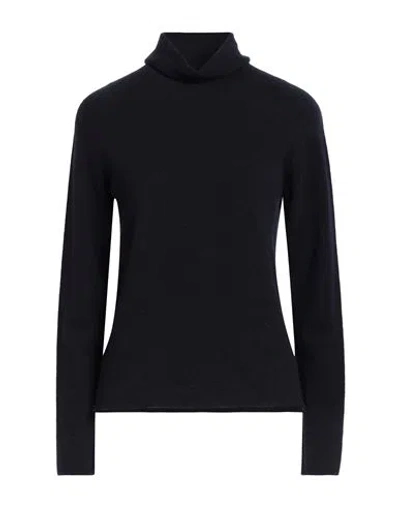 Scaglione Woman Turtleneck Midnight Blue Size S Cashmere