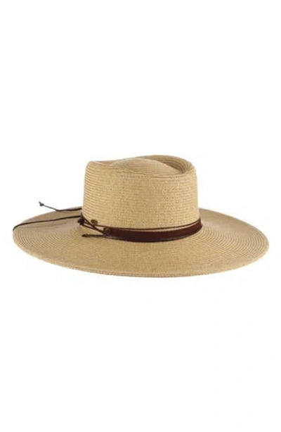 Scala Cord Upf 50+ Straw Hat In Natural