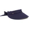 Scala Deluxe Back Bow Cotton Visor