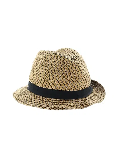 Pre-owned Scala Hat In Tan