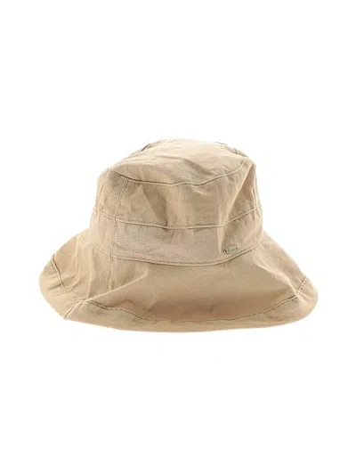 Pre-owned Scala Hat In Tan