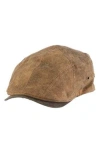 Scala Ivy Newsboy Cap In Brown