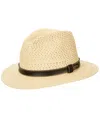 Scala Men's Braid Safari Hat In Brown