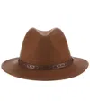 Scala Men's Crush Felt Safari Hat In Brown
