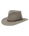 Scala Men's Crushable Felt Outback Hat In Gray