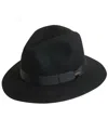 Scala Men's Crushable Felt Safari Hat In Black