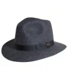 Scala Men's Crushable Felt Safari Hat In Blue