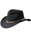 Scala Men's Felt Outback Hat In Black