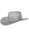 Scala Men's No Fly Zone Mesh Safari Hat In Brown