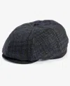 Scala Men's Shadow Plaid Hat In Multi