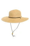 Scala Straw Sun Hat In Brown