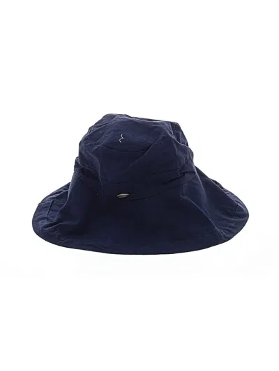 Pre-owned Scala Sun Hat In Blue