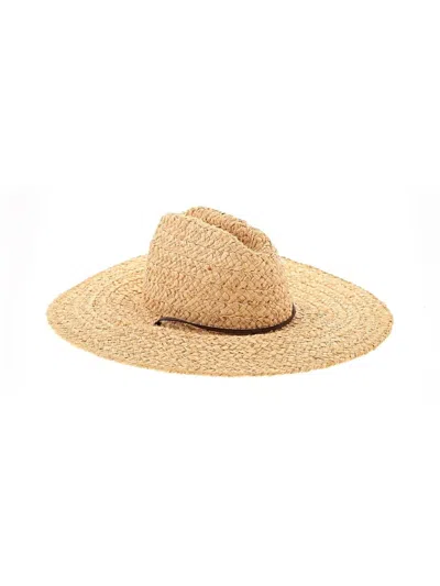 Pre-owned Scala Sun Hat In Brown