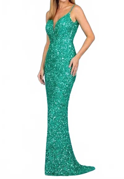 Scala Women's Gown In Green