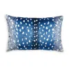 Scalamandre Antelope Lumbar Pillow In Midnight