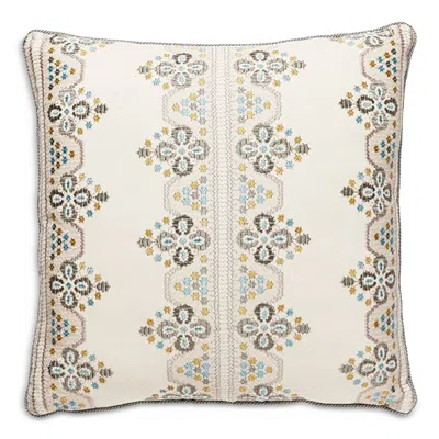 Scalamandre Imogen Embroidery Decorative Pillow, 18 X 18