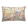 Scalamandre Jamboree Lumbar Decorative Pillow, 22 X 14 In Blue/multi