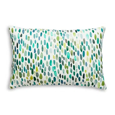 Scalamandre Jamboree Lumbar Decorative Pillow, 22 X 14 In Grasshopper