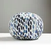 Scalamandre Jamboree Sphere Decorative Pillow, 12 In Blues