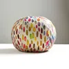 Scalamandre Jamboree Sphere Decorative Pillow, 12 In Magenta/multi
