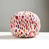 Scalamandre Jamboree Sphere Decorative Pillow, 12 In Wild Berry