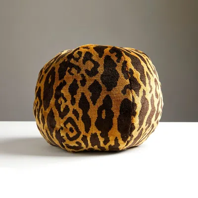 Scalamandre Leopardo Sphere Decorative Pillow, 12