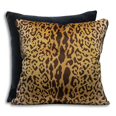 Scalamandre Leopardo/indus Decorative Pillow, 22 X 22