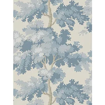 Scalamandre Raphael Wallcovering In Light Blue