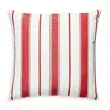 Scalamandre Sconset Outdoor Decorative Pillow, 22 X 22 In Red