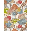 Scalamandre Sea Of Trees Wallcovering In Sunrise