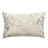 Scalamandre Siberian Tiger Decorative Lumbar Pillow, 22 X 14 In White Tawny