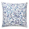 Scalamandre Spatter Decorative Pillow, 22 X 22 In Dark Navy