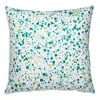 Scalamandre Spatter Decorative Pillow, 22 X 22 In Green