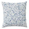 Scalamandre Spatter Decorative Pillow, 22 X 22 In Light Blue