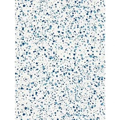 Scalamandre Spatter Wallcovering In Navy