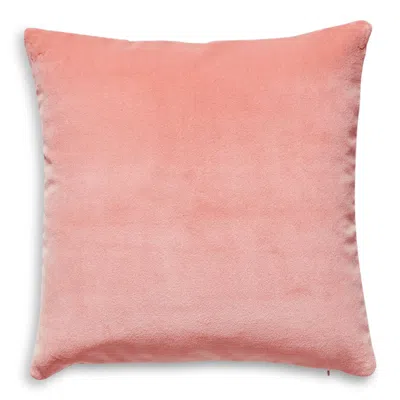 Scalamandre Torino Velvet Decorative Pillow, 22 X 22 In Blush