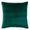 Scalamandre Torino Velvet Decorative Pillow, 22 X 22 In Emerald